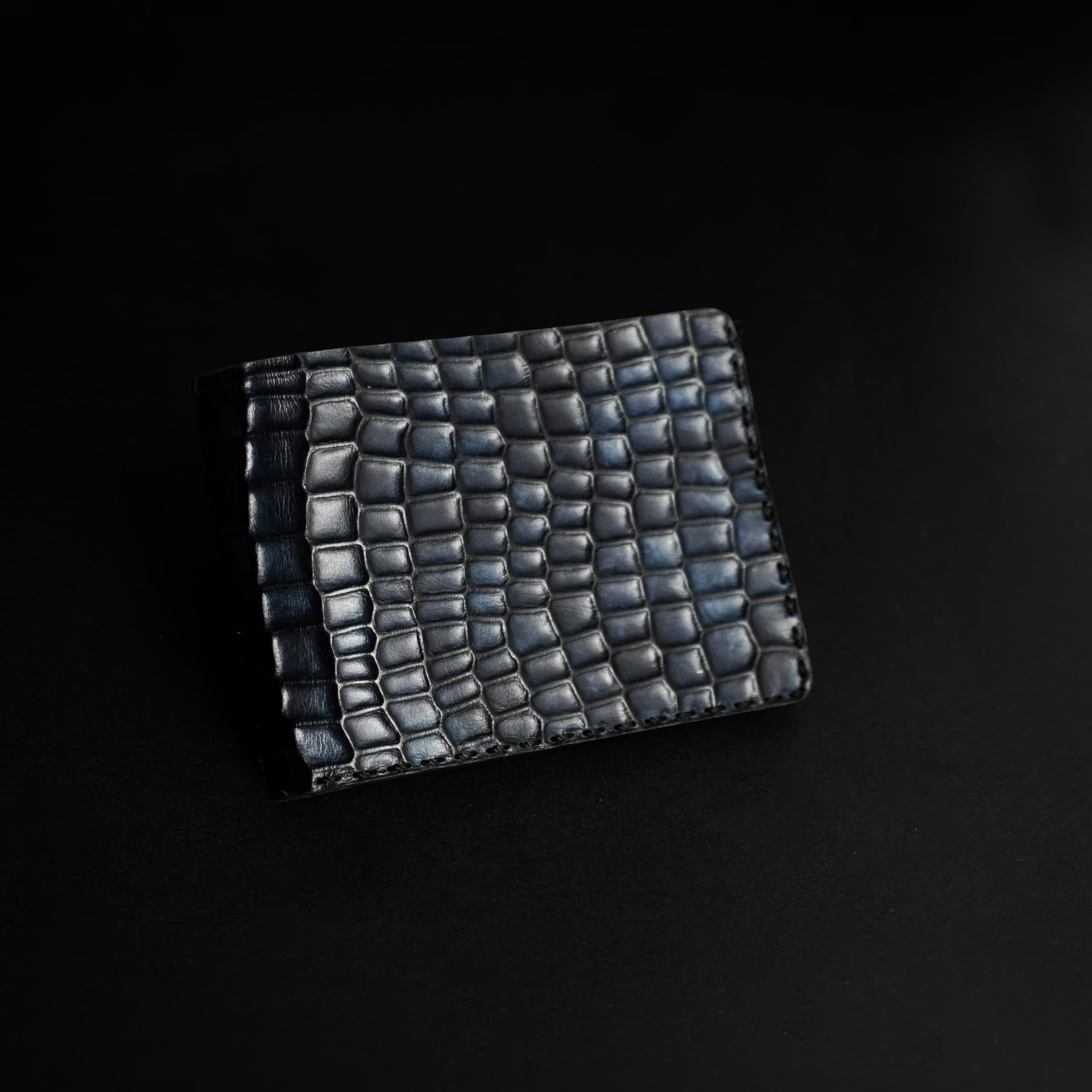 REX bifold wallet in Cobalt